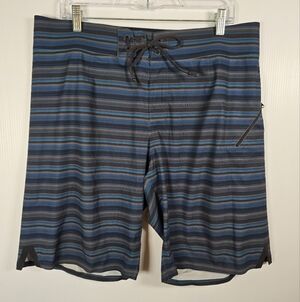 Lululemon Mens El Current State Board Shorts 10 1/4" Inseam Drawstring Waist 36